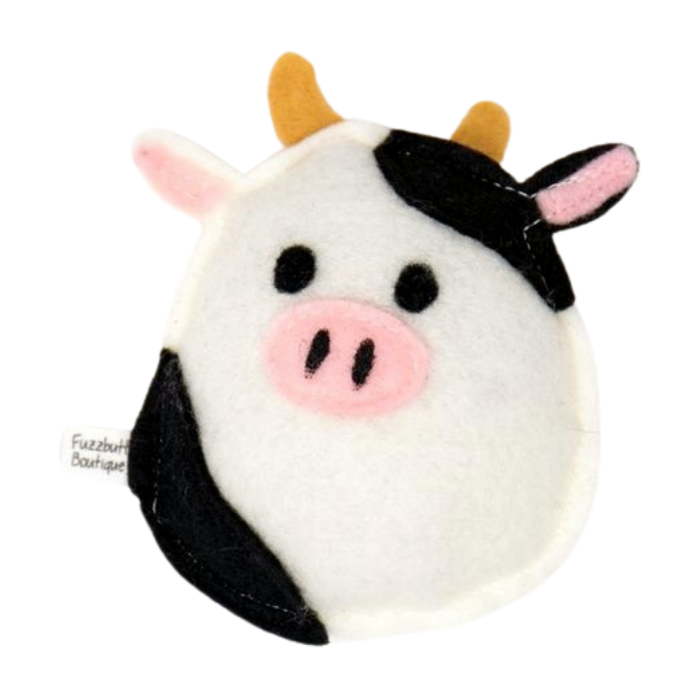 Squish Cow - Felt Catnip Toy