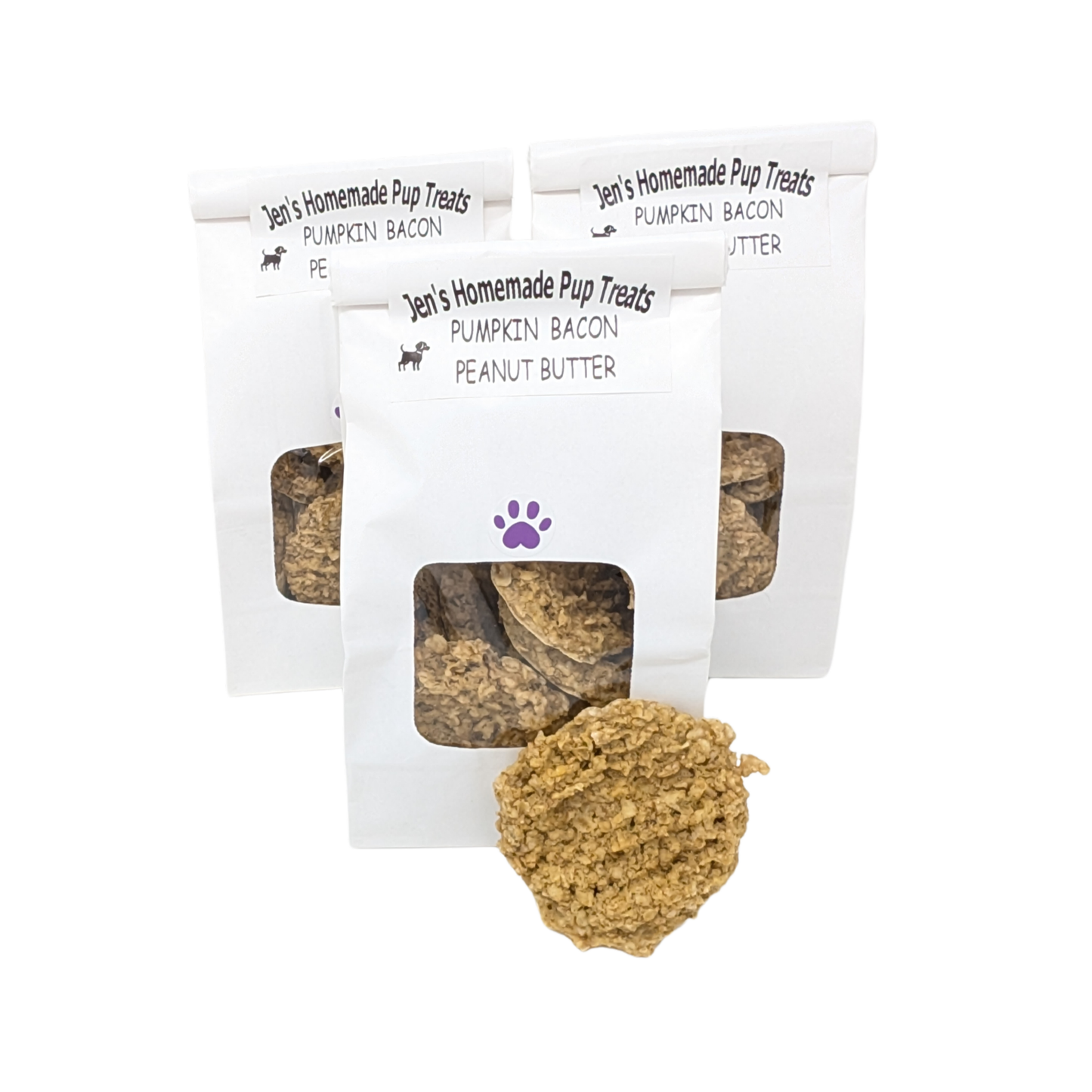 Pumpkin Bacon Peanut Butter Treats