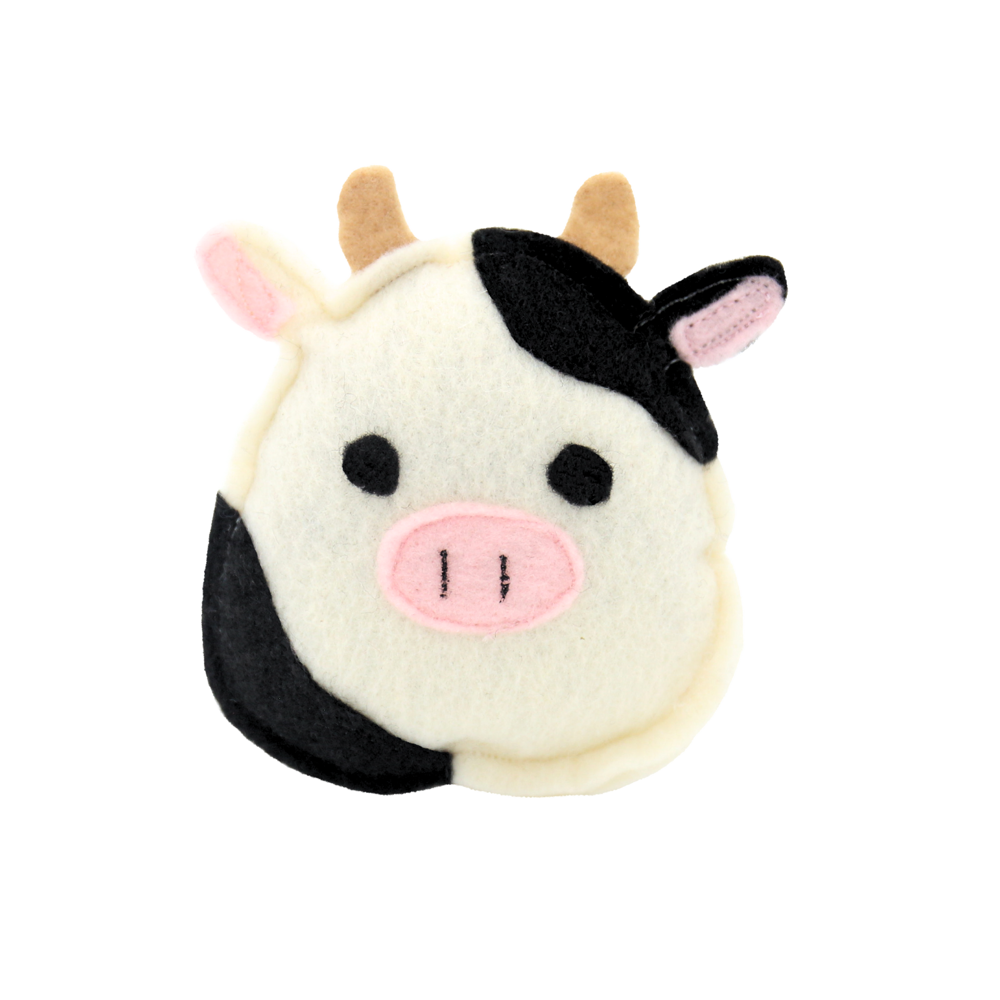 Squish Cow - Felt Catnip Toy