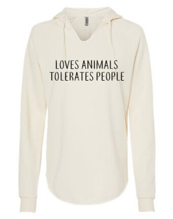 Loves Animals Tolerates People - Sweatshirt