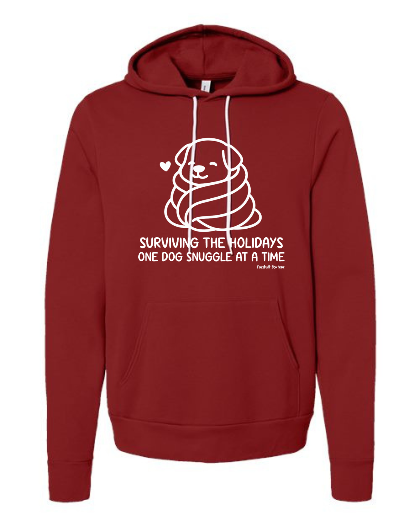 Surviving the holidays one dog snuggle at a time - Sweatshirt