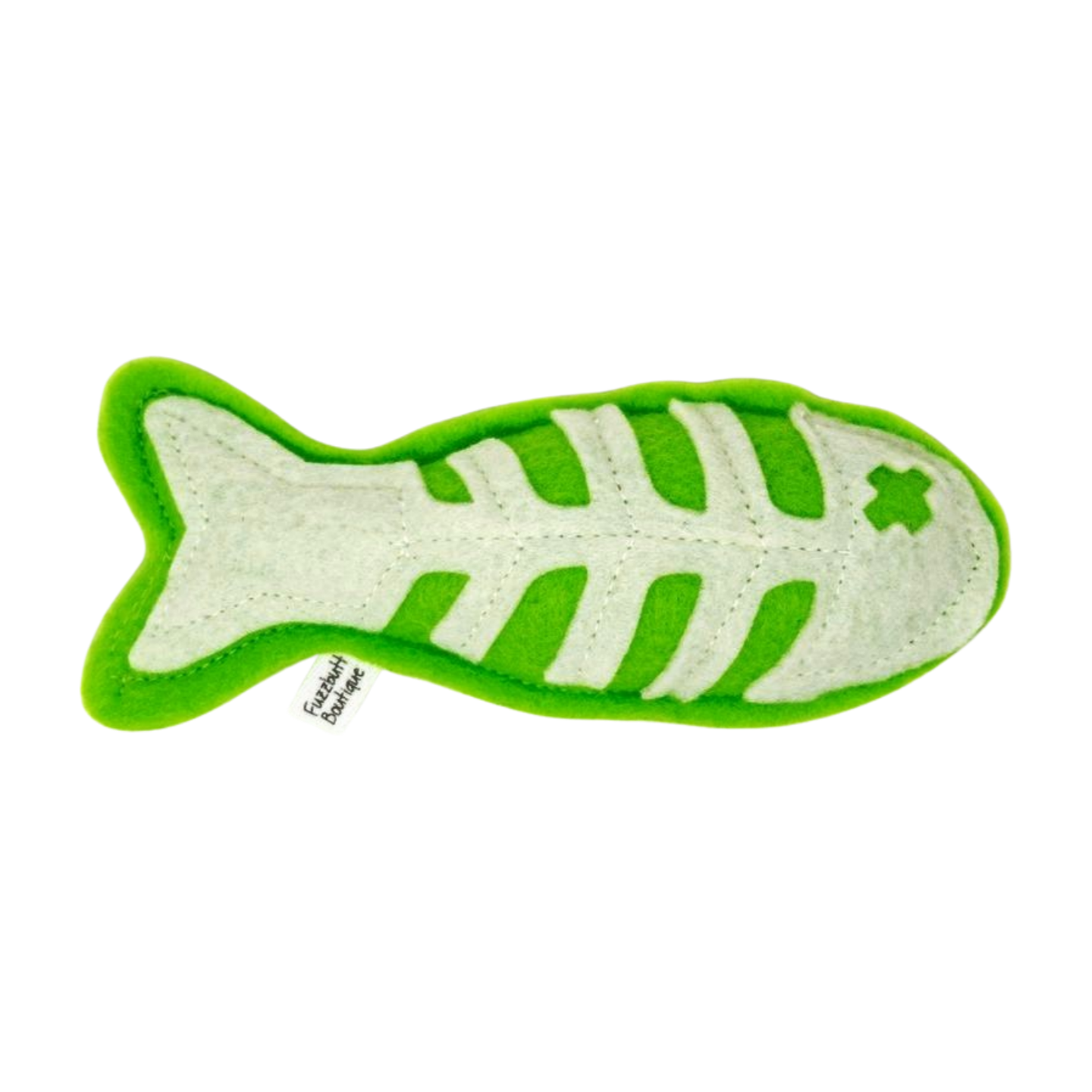 Dead Fish Lime - Felt Catnip Toy