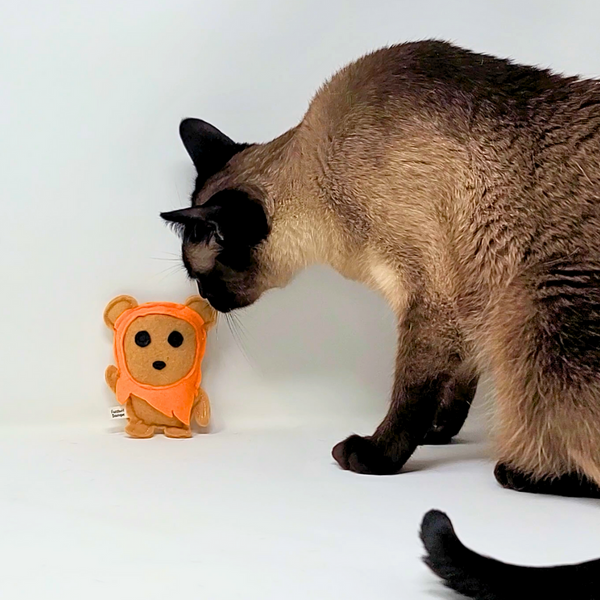 Ewok - Felt Catnip Toy