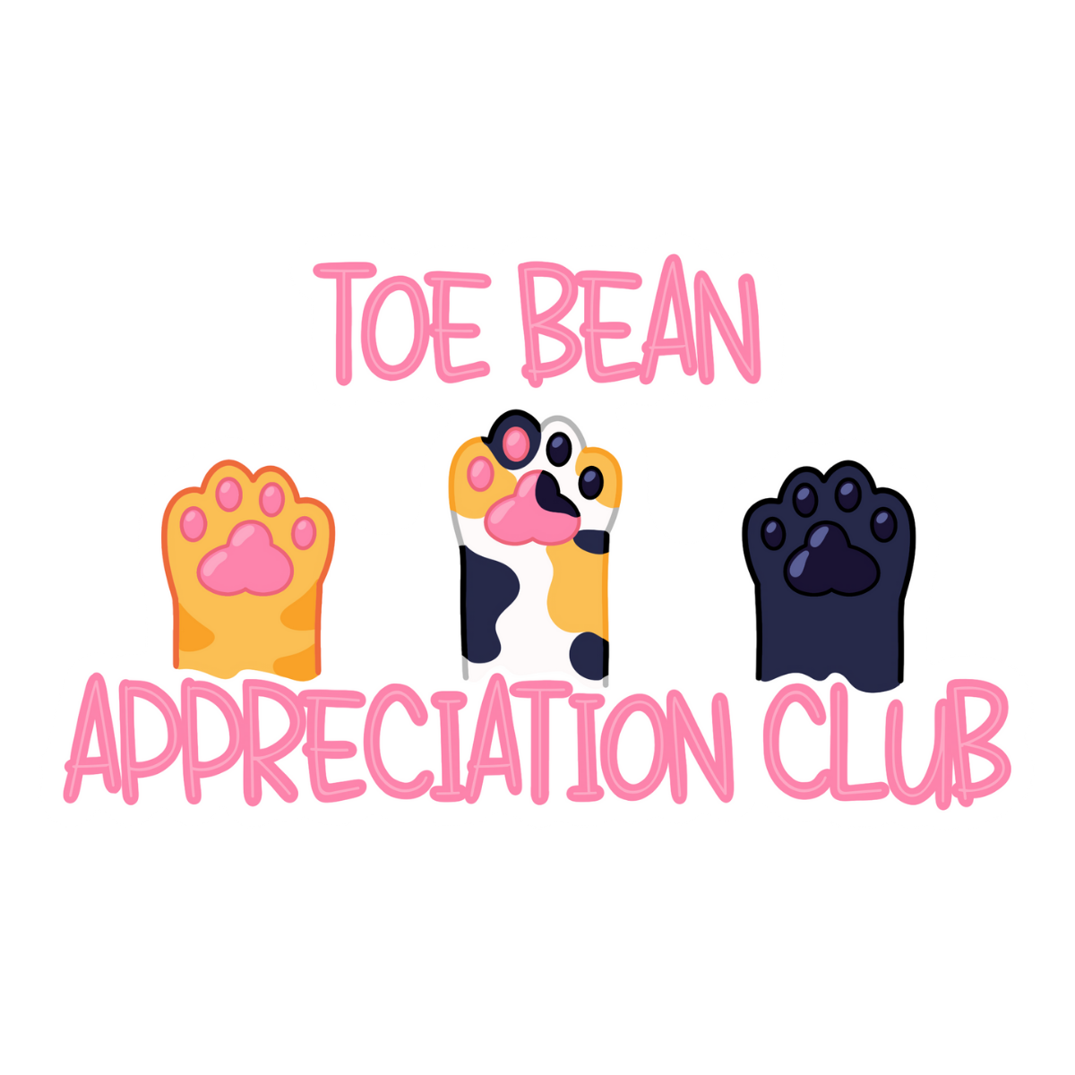 Toe Bean Appreciation - Sticker