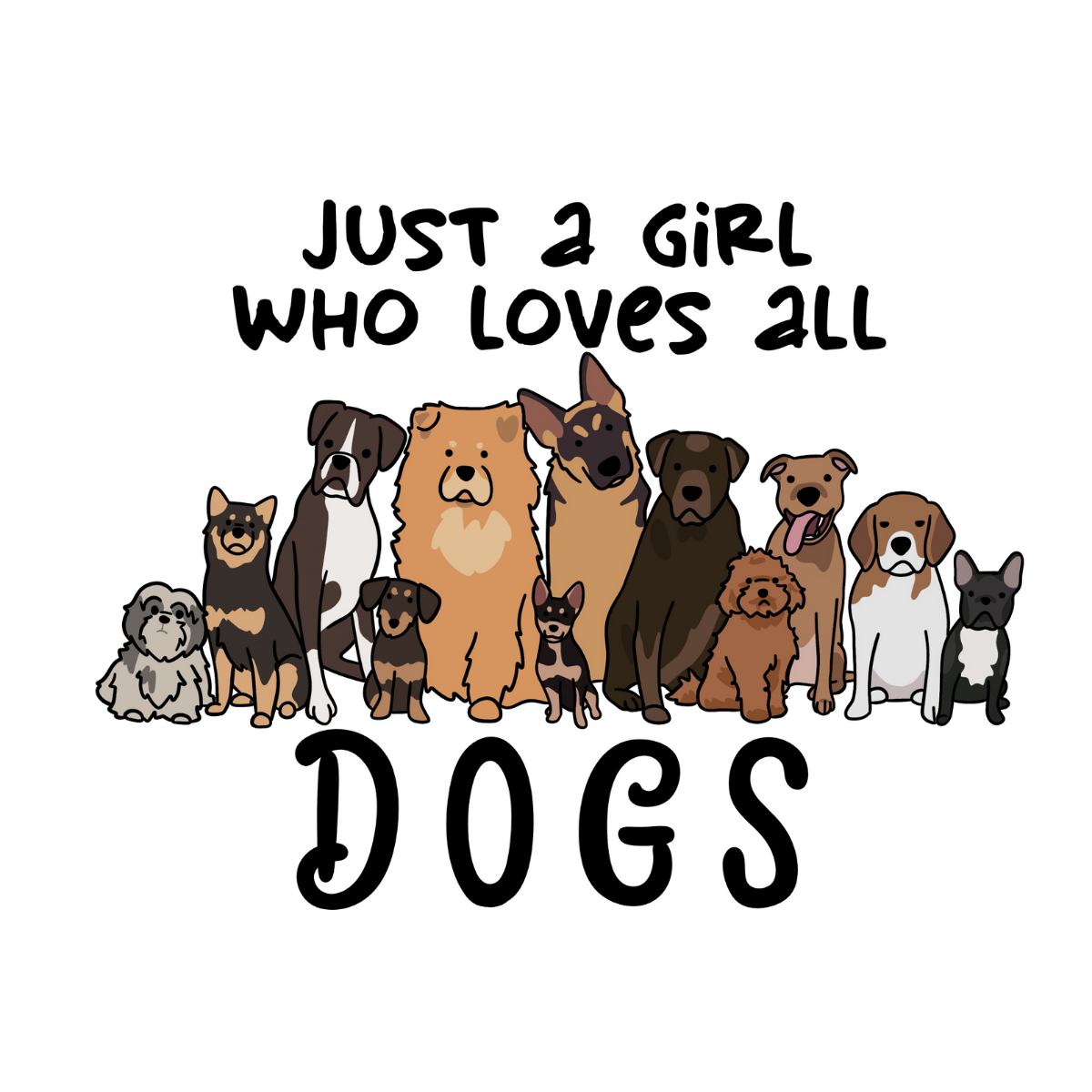 Just A Girl - Sticker