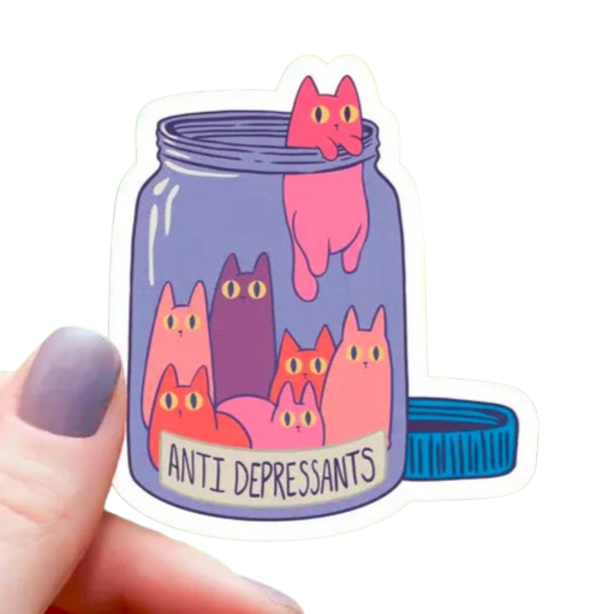 Cat Antidepressants - Sticker