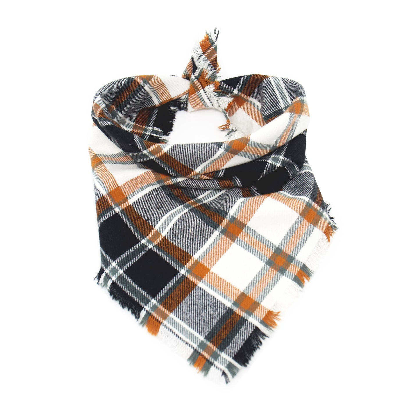 Harvest Brown Plaid - Pet Scarf