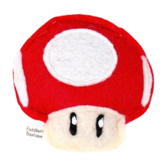 Power Mushroom - Felt Catnip Toy