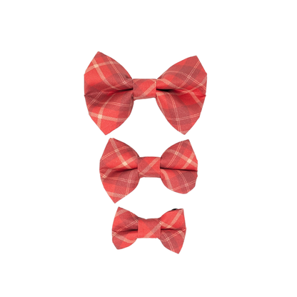 Red Plaid - Bow Tie