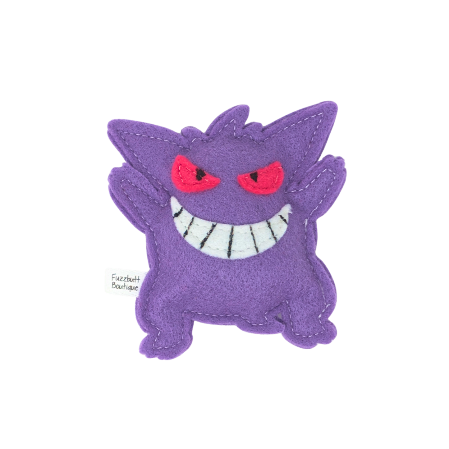 Purple Monster - Felt Catnip Toy