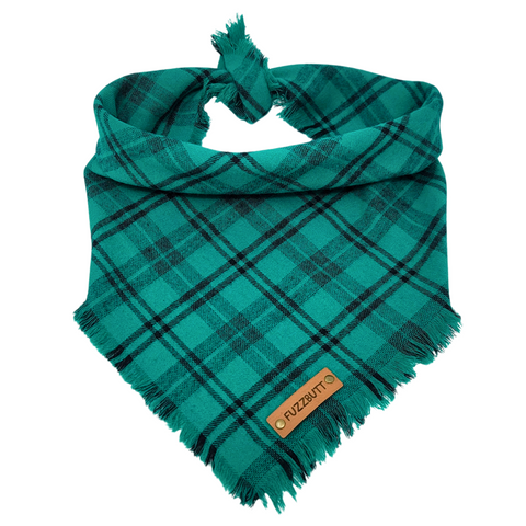 Green and Black - Pet Scarf