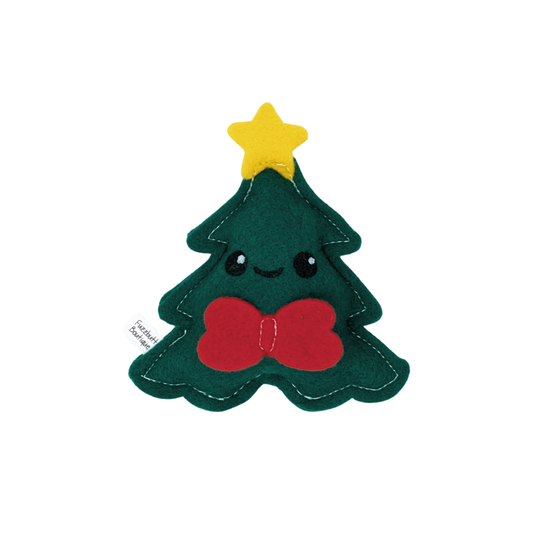Dapper Xmas Tree - Felt Catnip Toy