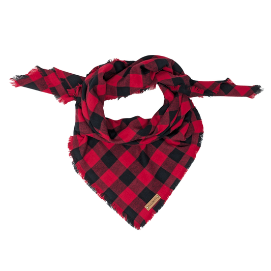 Red Buffalo Check - Blanket Scarf