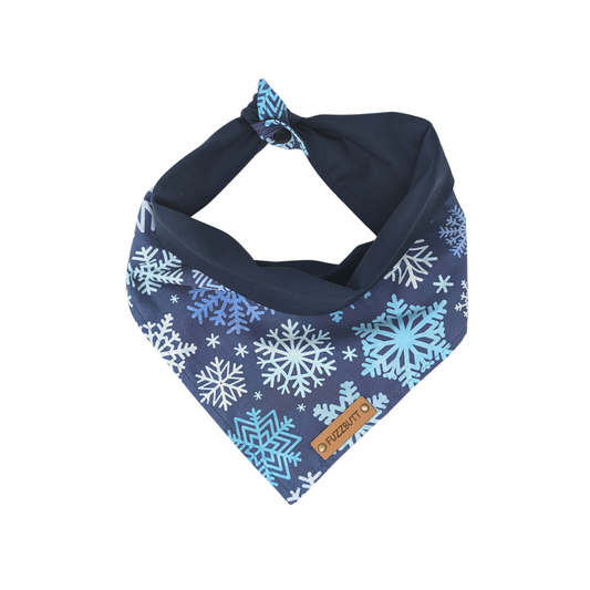 Blue Snowflake -Pet Bandana