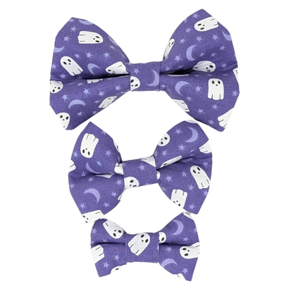 Purple Ghosties - Bow Tie