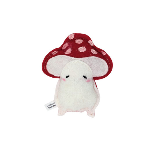 Mushroom Buddy - Felt Catnip Toy