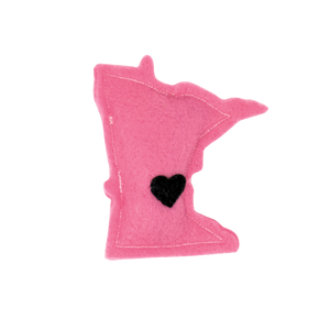 Minnesota Pink - Felt Catnip Toy