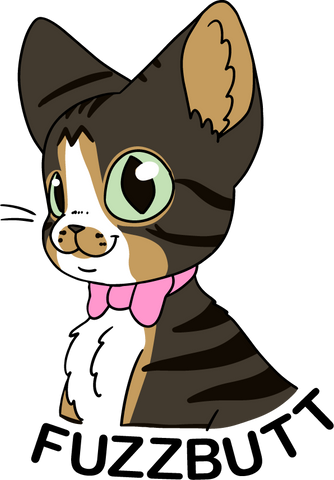 Bambi Cat - Sticker