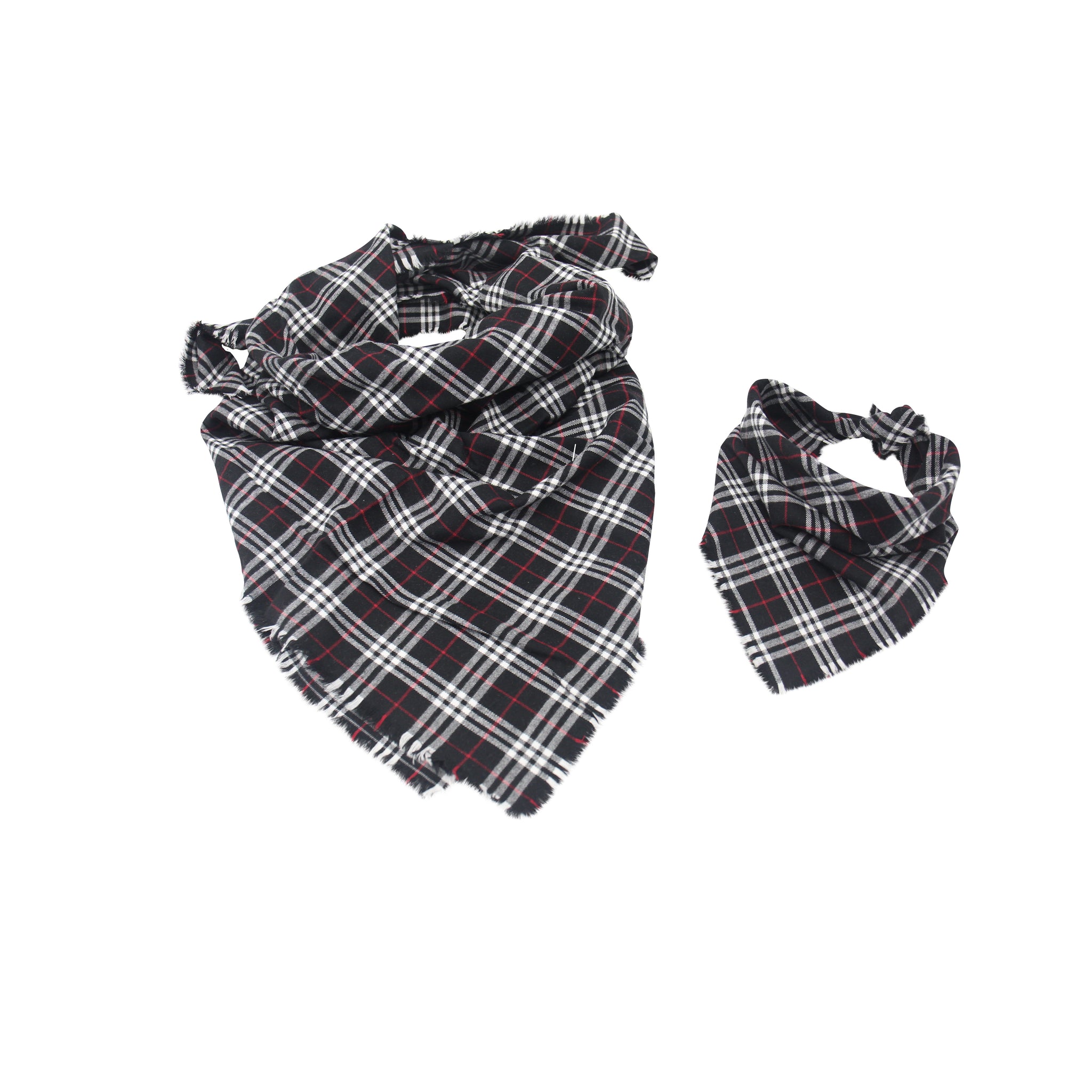 Black, Red and White Plaid - Mommy and Me Set