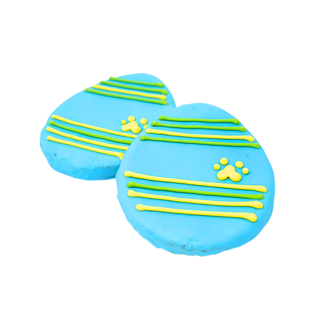 Blue Easter Egg - Dog Cookie