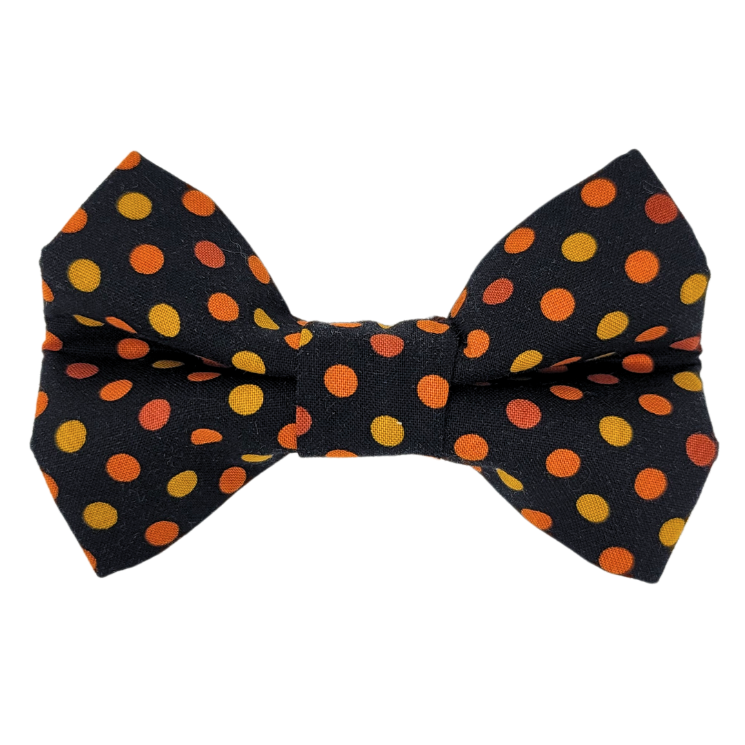 Fall Polka Dots -Bow Tie