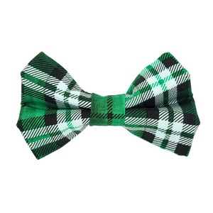 Green Plaid - Bow Tie