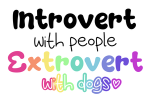 Introvert Extrovert - Sticker