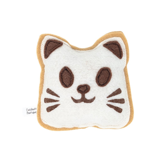 Kitty Toast - Felt Catnip Toy