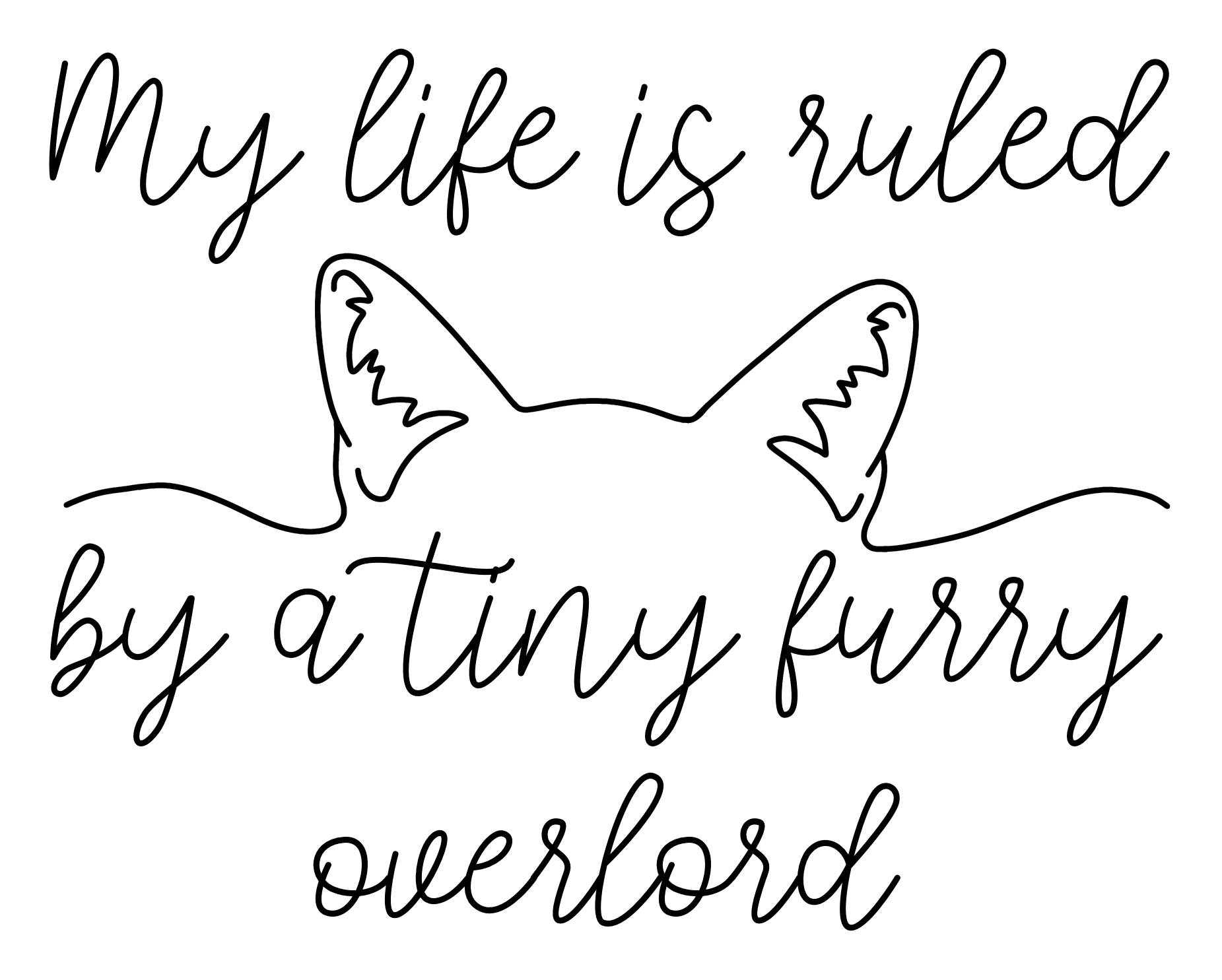 Furry Overlord - Sticker