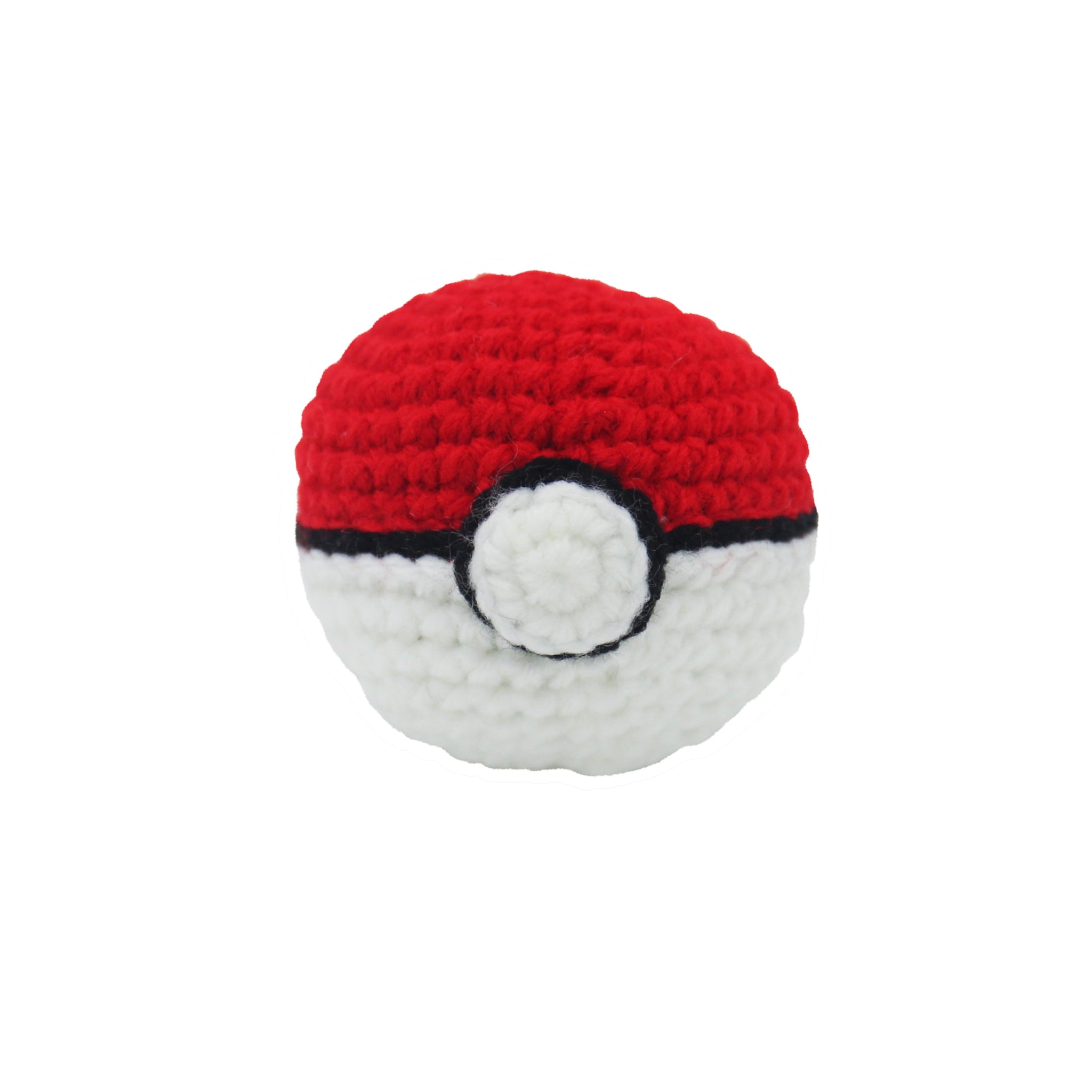 Poke ball - Crochet Catnip Toy