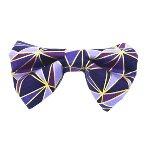 Purple Geometric - Bow Tie