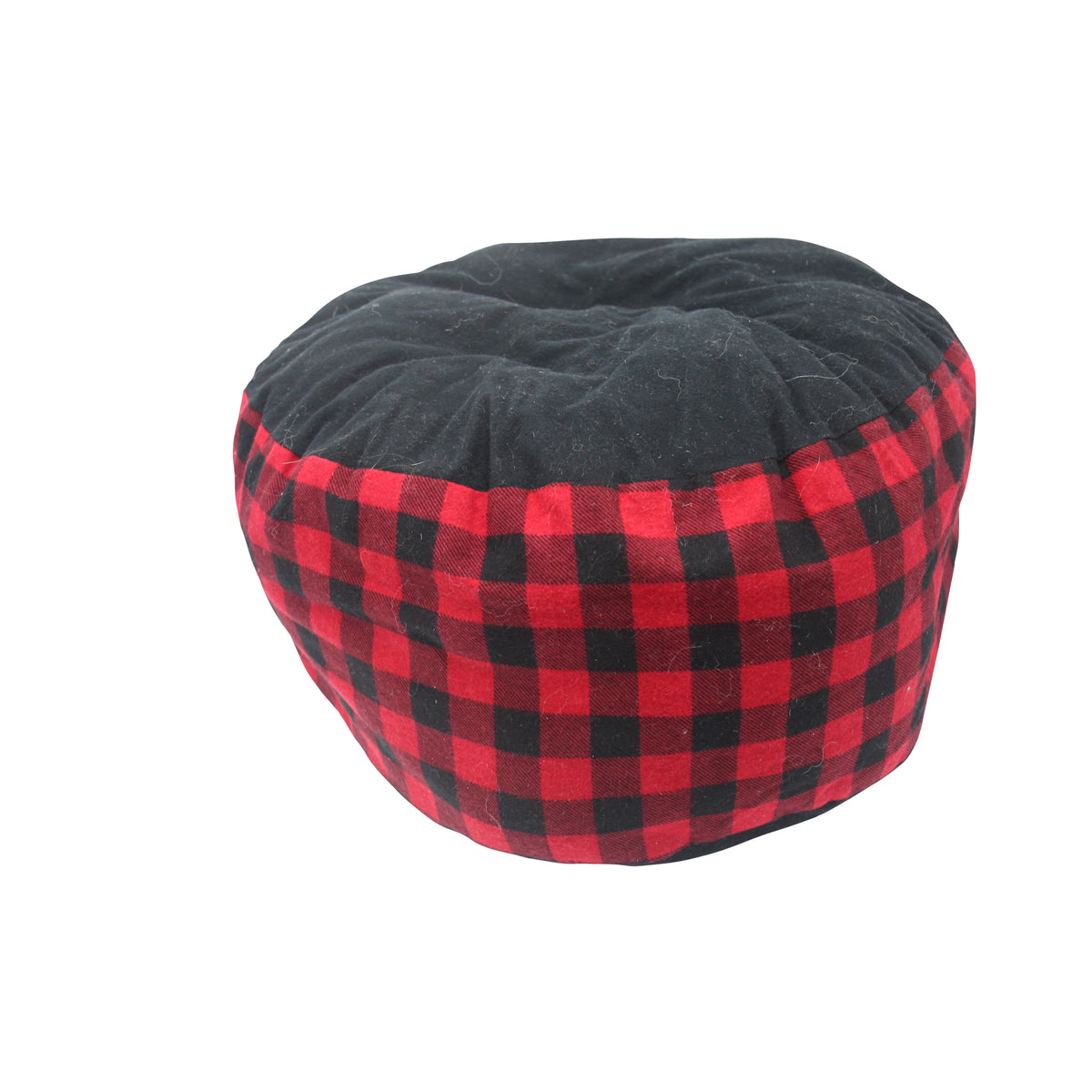Red Buffalo Check Marshmallow Pet Bed Fuzzbutt Boutique