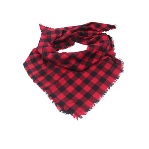 Red Buffalo Check -Blanket Scarf