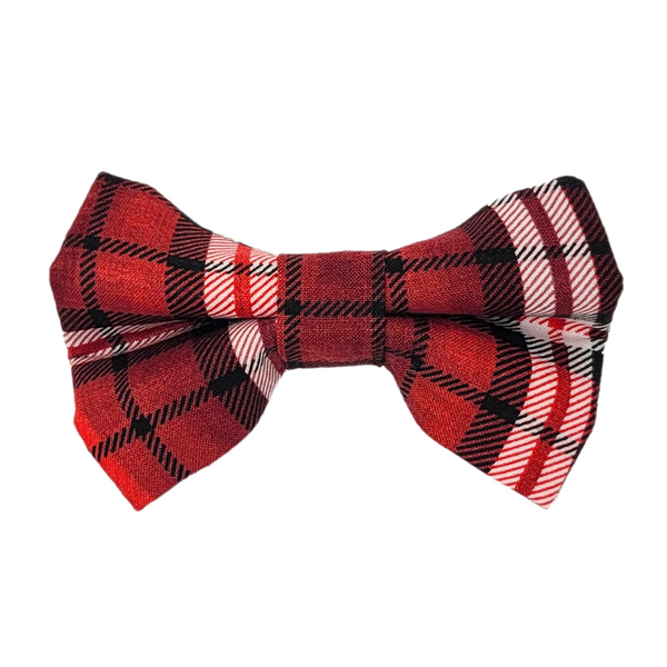 Red Plaid - Bow Tie