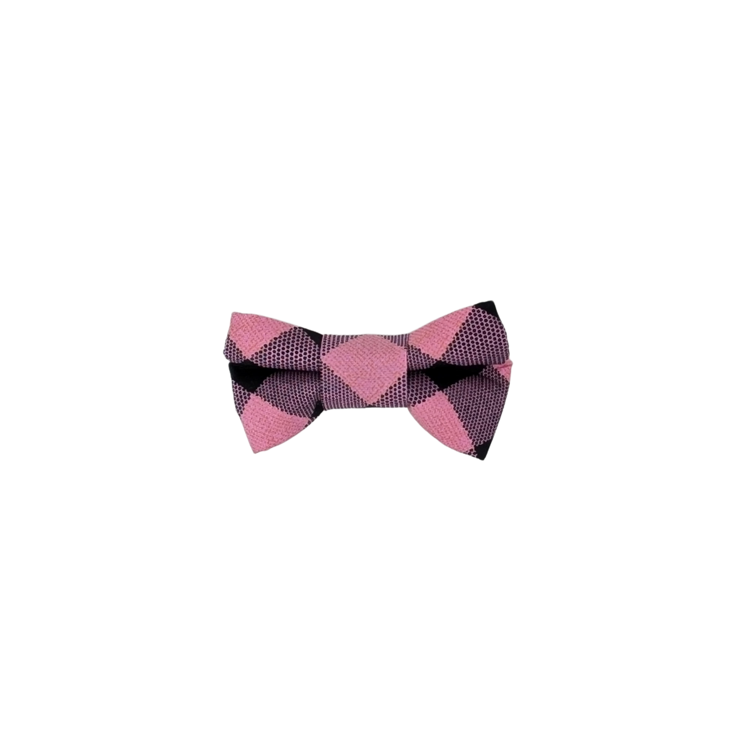 Pink Check - Bow Tie