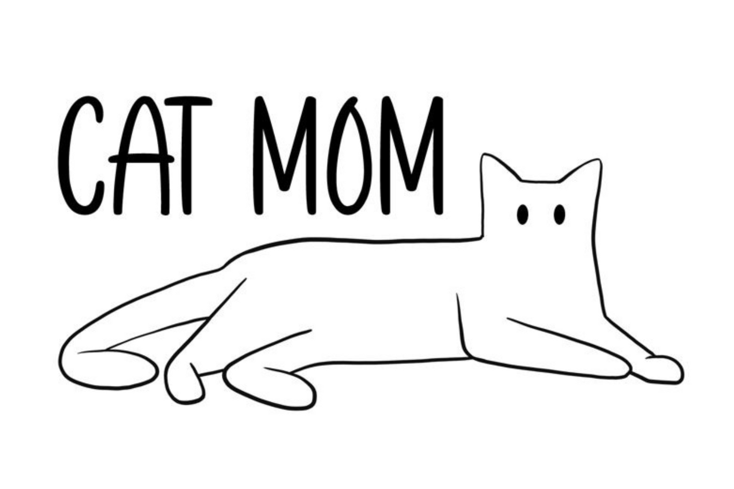 Cat Mom - Decal