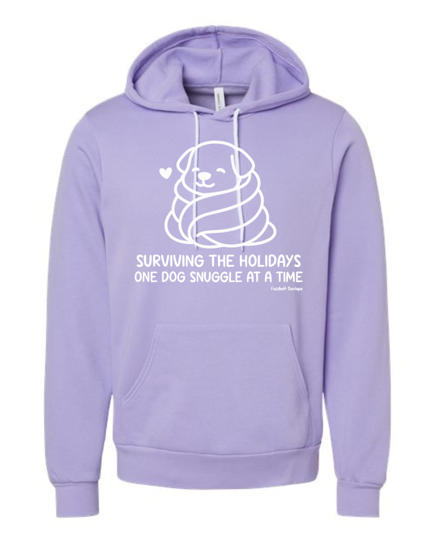 Surviving the holidays one dog snuggle at a time - Sweatshirt