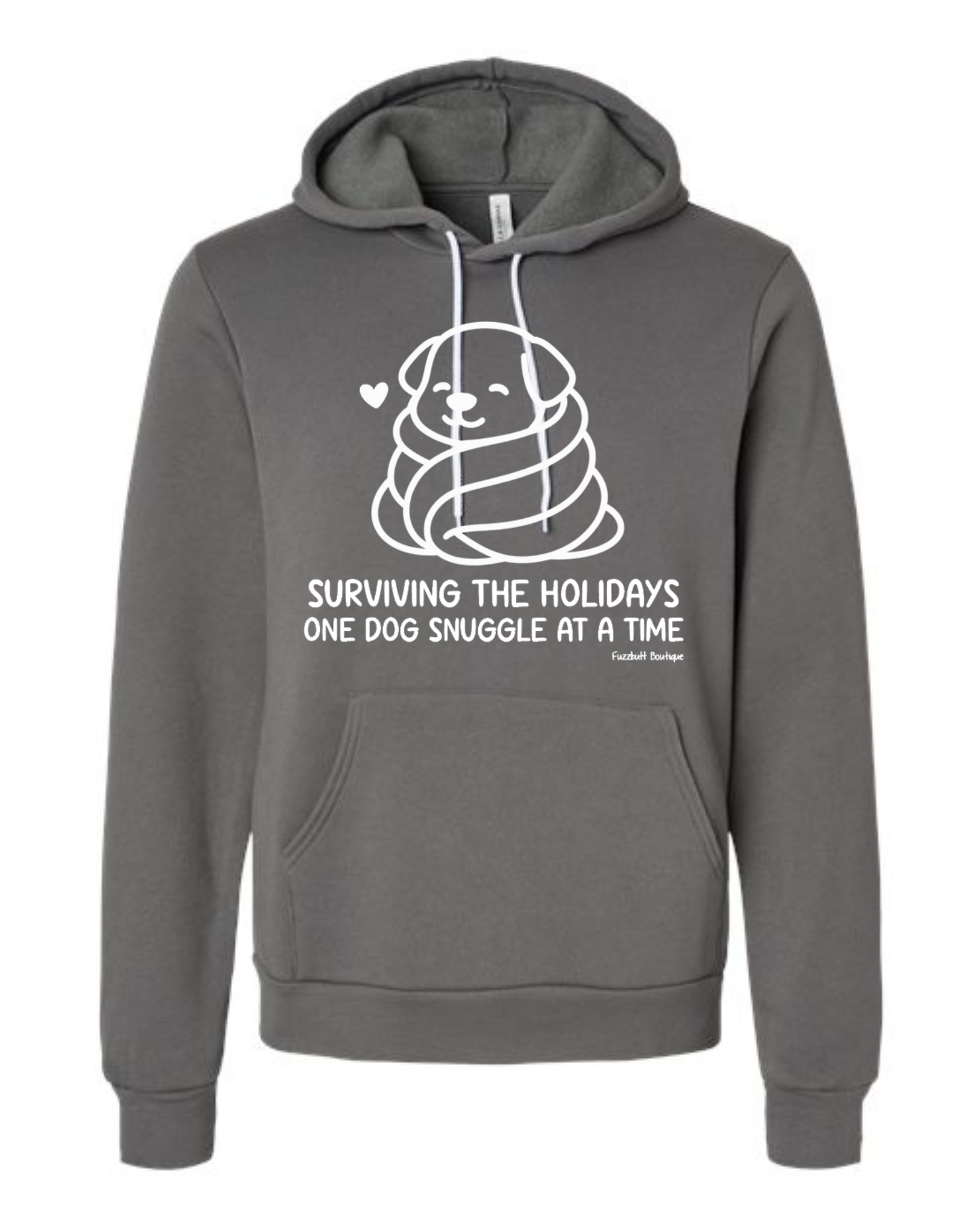 Surviving the holidays one dog snuggle at a time - Sweatshirt