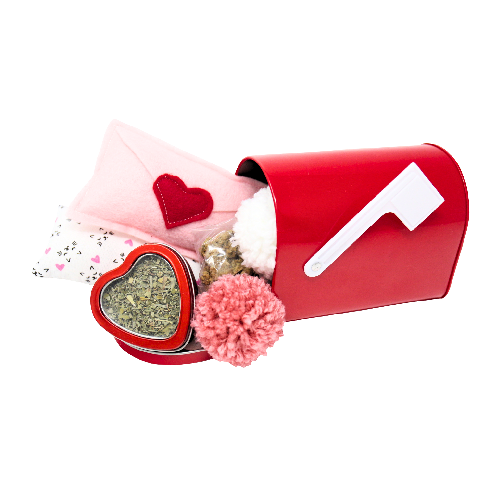 Kitty Valentine's Mailbox - Pink Love Note
