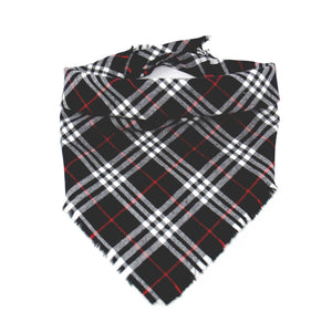 Red, Black, and White -Pet Scarf