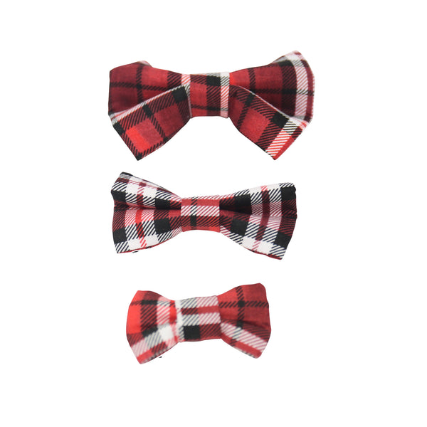 Red Plaid - Bow Tie