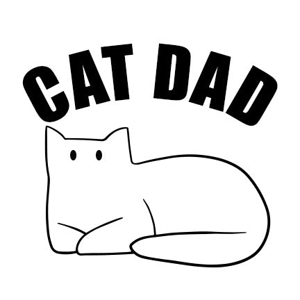 Cat Dad - Decal