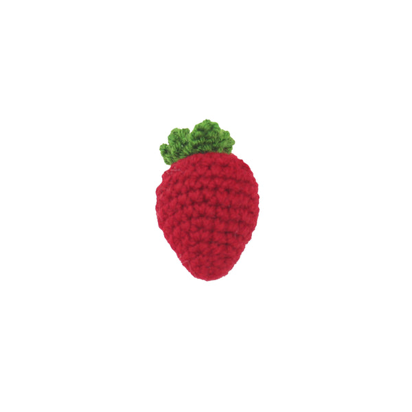 Strawberry - Crochet Catnip Toy